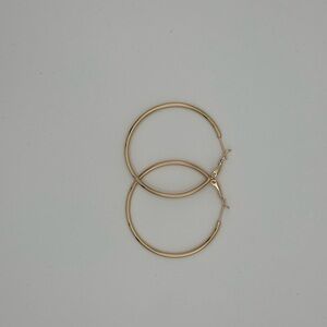 14K Gold Filled Hoop Earrings – 1 3/8”